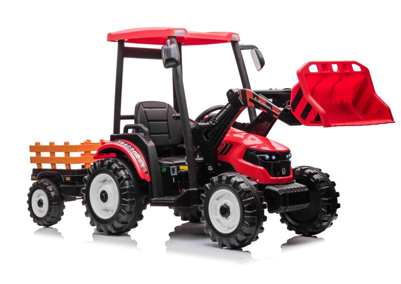 OLBRZYMI TRAKTOR NA AKUMULATOR Z PRZYCZEPĄ 24 V, 400W, PILOT/JS-3158B-24V - obrazek 10