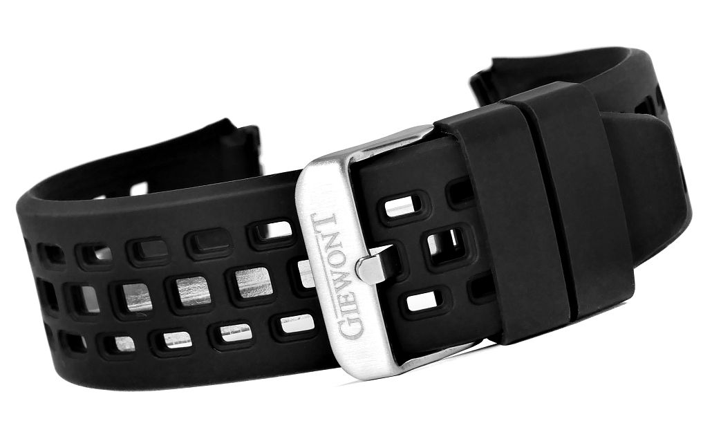 Pasek do Smartwatch GIEWONT GW440 GWP440-1 - Silikon Black - obrazek 5