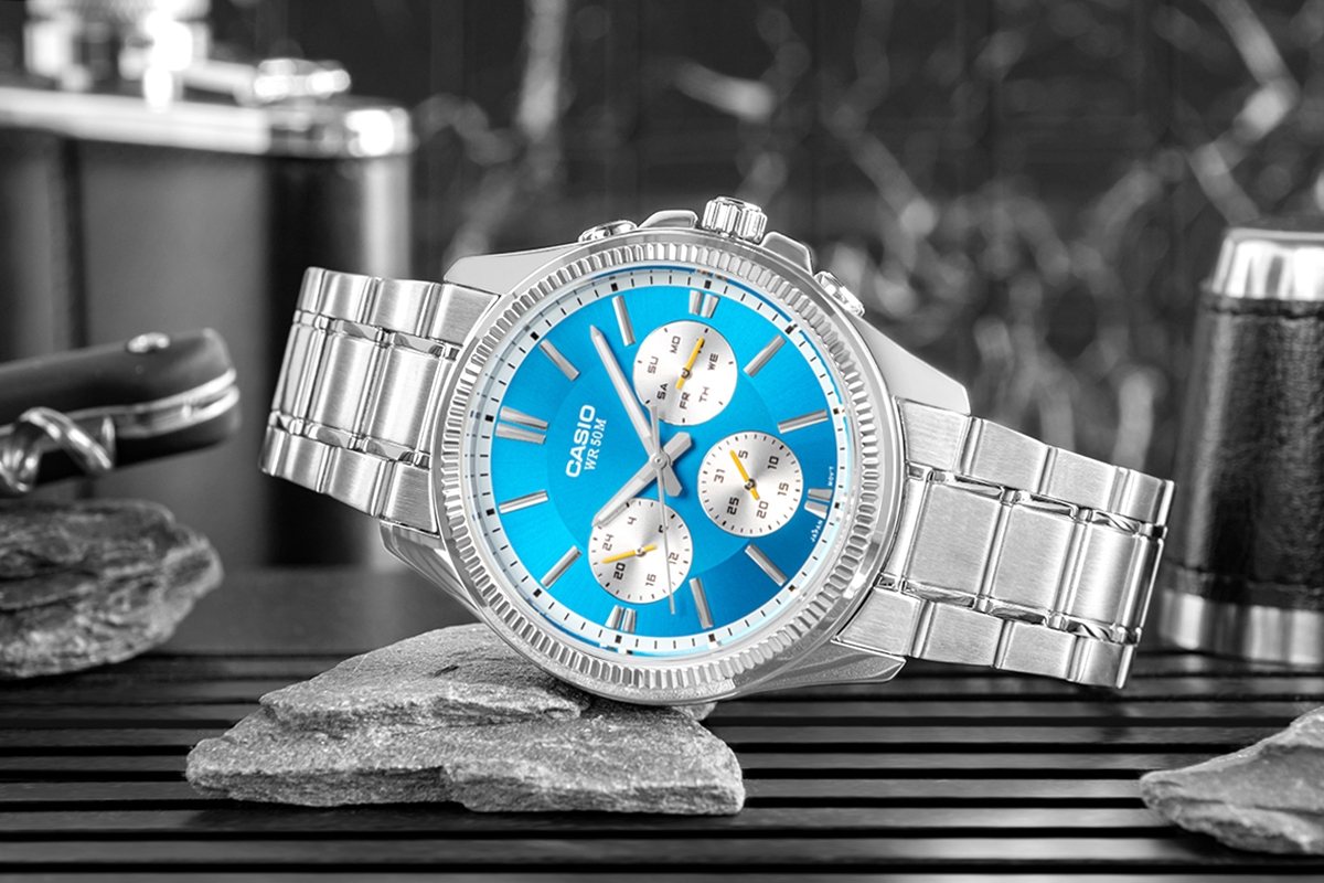 Zegarek Męski CASIO MTP-1375D-2A2VDF + BOX - obrazek 6