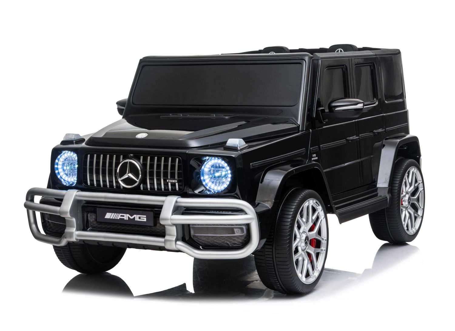 MERCEDES G63 AMG DLA 2 DZIECI, 24V, 4X4, MIĘKKIE KOŁA EVA, MIĘKKIE SIEDZENIE, FULL OPCJA/S-307 - obrazek 3