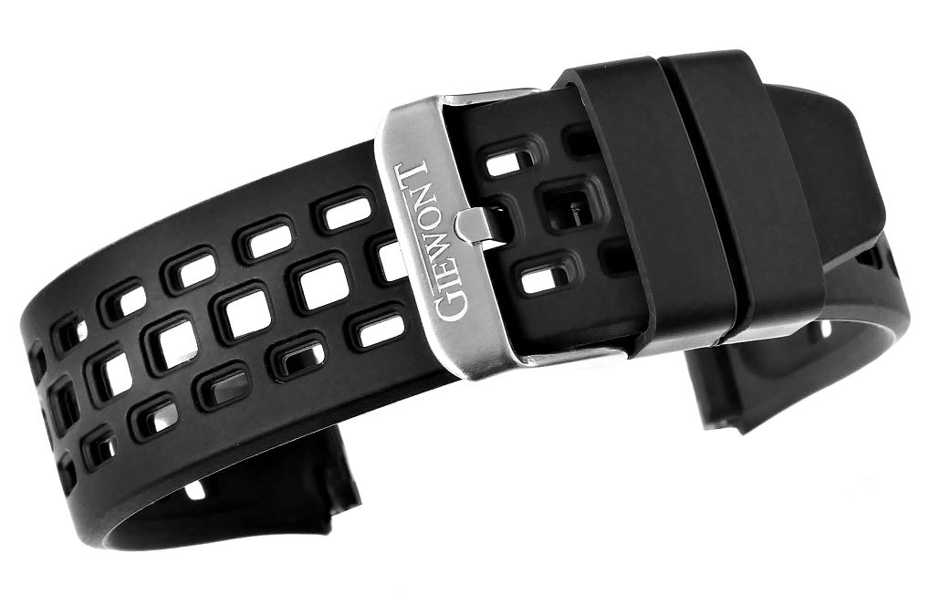 Pasek do Smartwatch GIEWONT GW440 GWP440-1 - Silikon Black - obrazek 2
