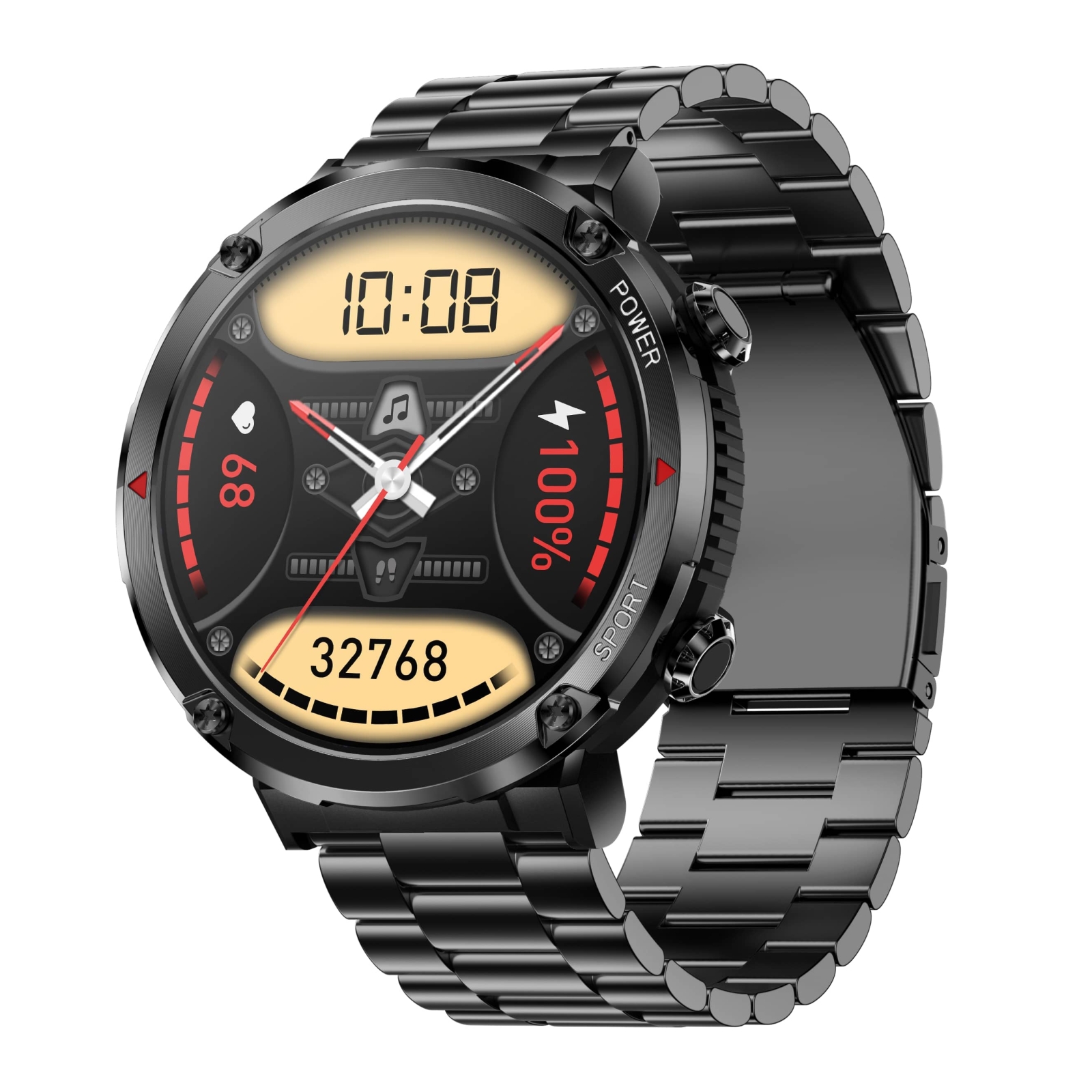 Smartwatch Gravity GT21-1+ Czarny Pasek Silikonowy - obrazek 2