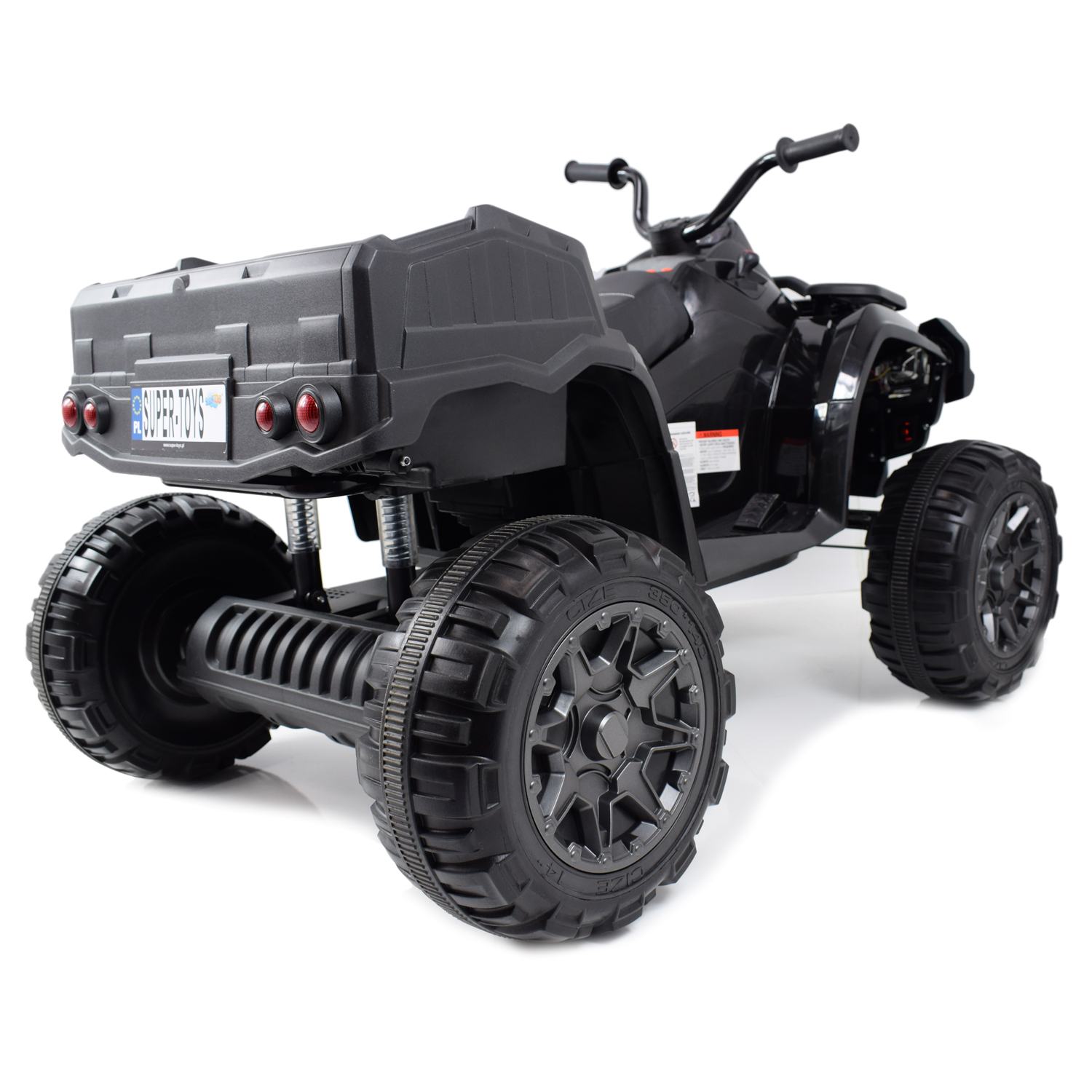 MEGA WIELKI QUAD 24 V, 2X100W, AMORTYZATORY, MIĘKKIE KOŁA, RADIO/0909-24V - obrazek 3
