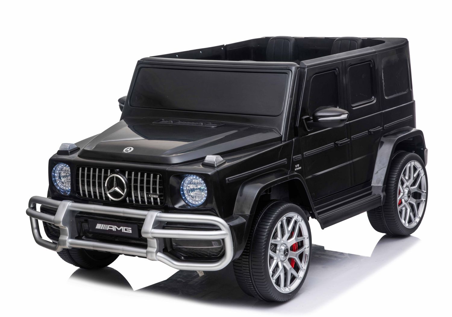 MERCEDES G63 AMG DLA 2 DZIECI, 24V, 4X4, MIĘKKIE KOŁA EVA, MIĘKKIE SIEDZENIE, FULL OPCJA/S-307 - obrazek 4
