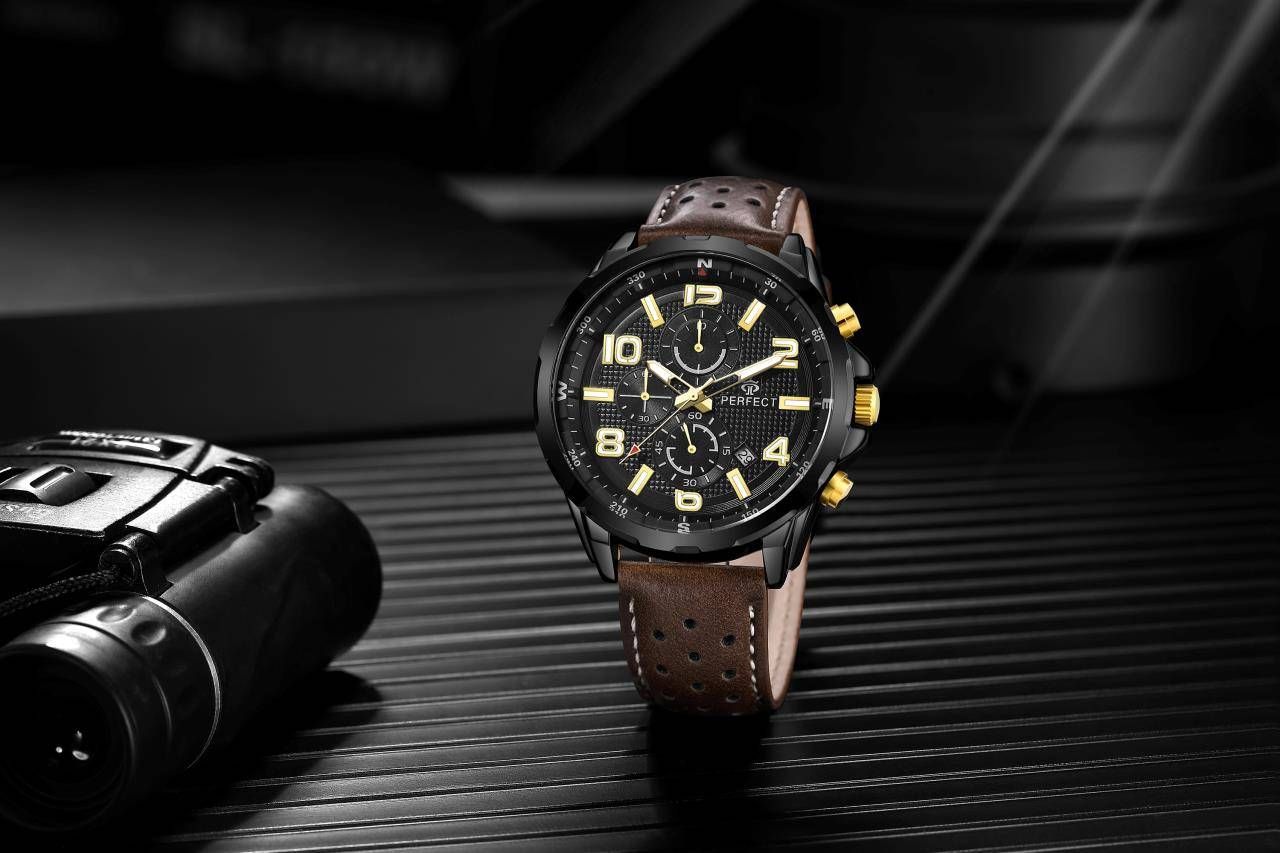 Zegarek Męski Perfect Chronograf CH05L-08 + Box - obrazek 4