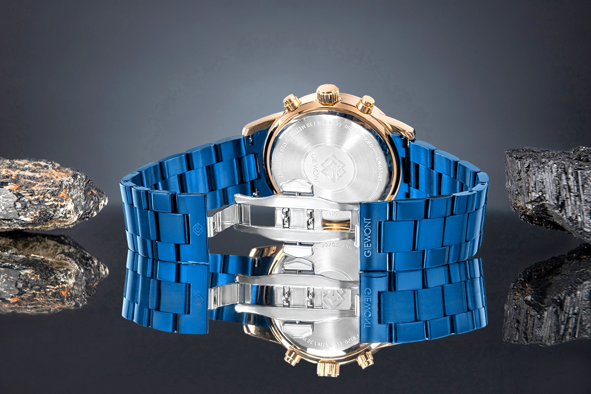 Zegarek Męski Giewont Chronograph Sapphire Niebieski GW4580-B5 - obrazek 6