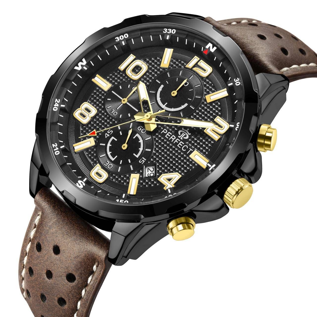 Zegarek Męski Perfect Chronograf CH05L-08 + Box - obrazek 2