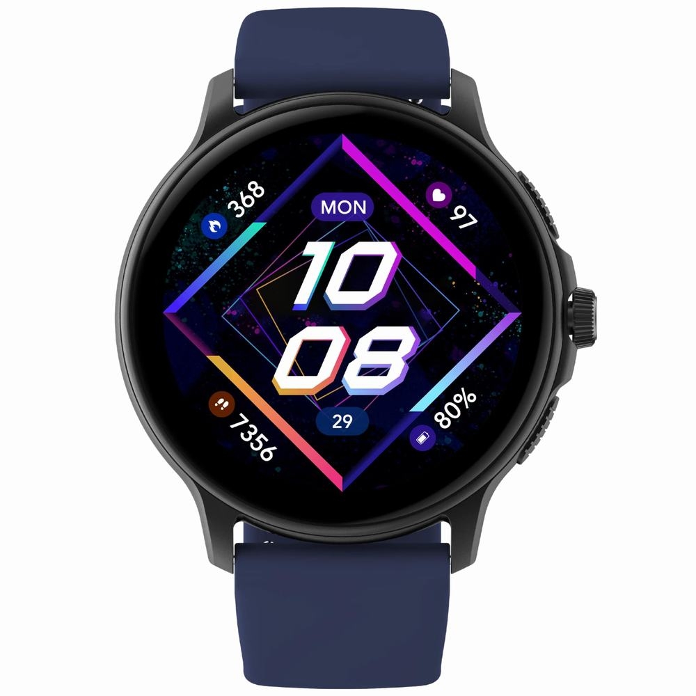Smartwatch Damski GRAVITY GT12-2 Granatowy Pasek Silikonowy + Czarna Bransoleta - obrazek 5
