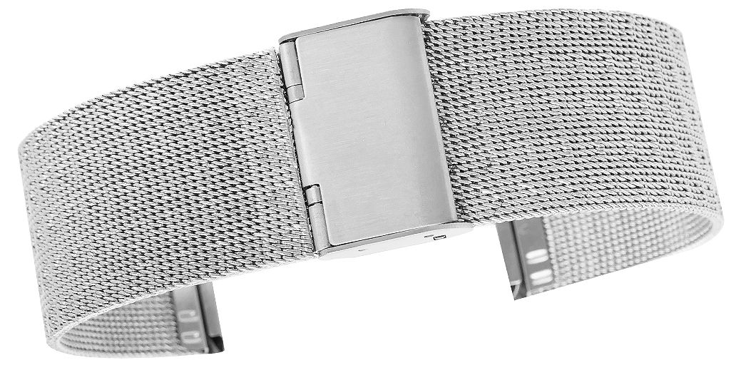 Bransoleta Fashion Mesh Srebrna IPS 22 mm FA22S - obrazek 2