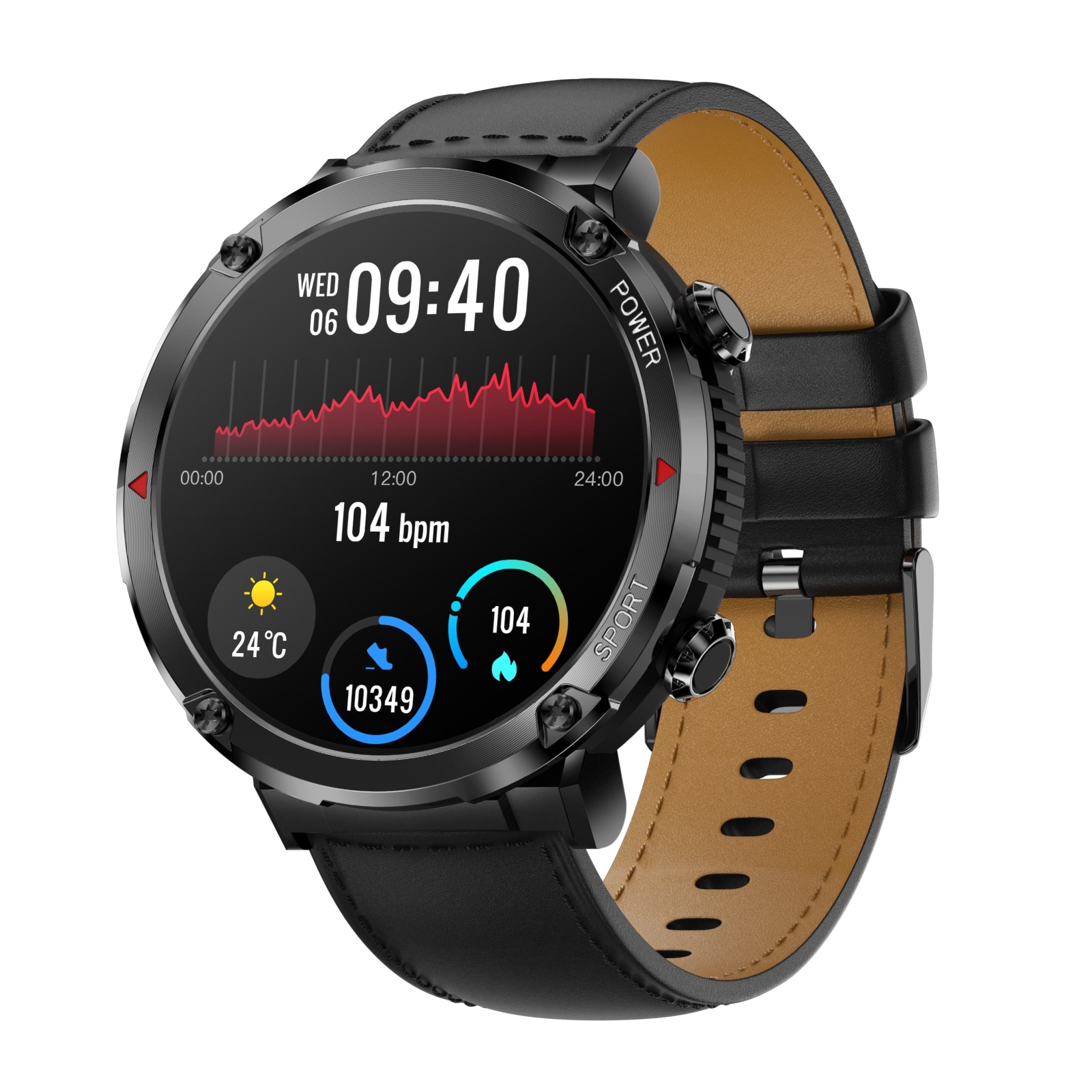 Smartwatch Gravity GT21-3 + Czarny Pasek Silikonowy - obrazek 2