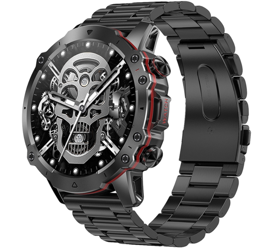 Smartwatch Męski Rubicon RNCF18-1 BLACK Bransoleta + Pasek - obrazek 2