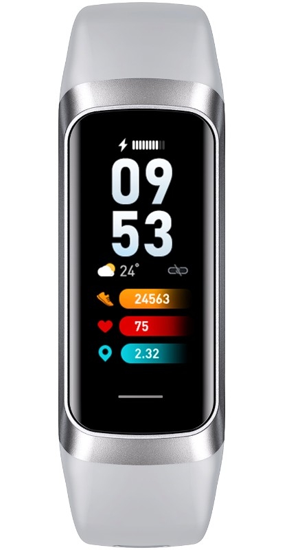 Smartband Damski RUBICON RNCF05 Silver/Grey SMARUB213 - obrazek 2