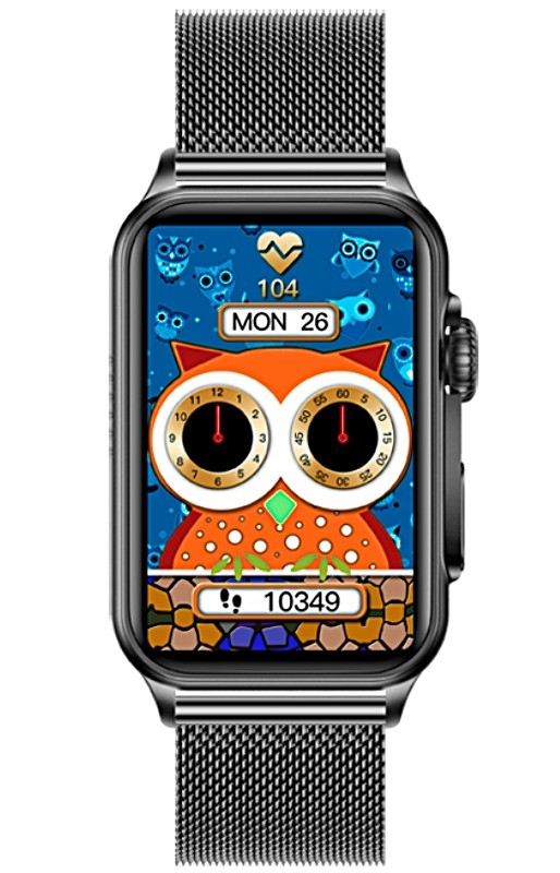 Smartwatch Damski RUBICON RNCF06 Black SMARUB215 - obrazek 2