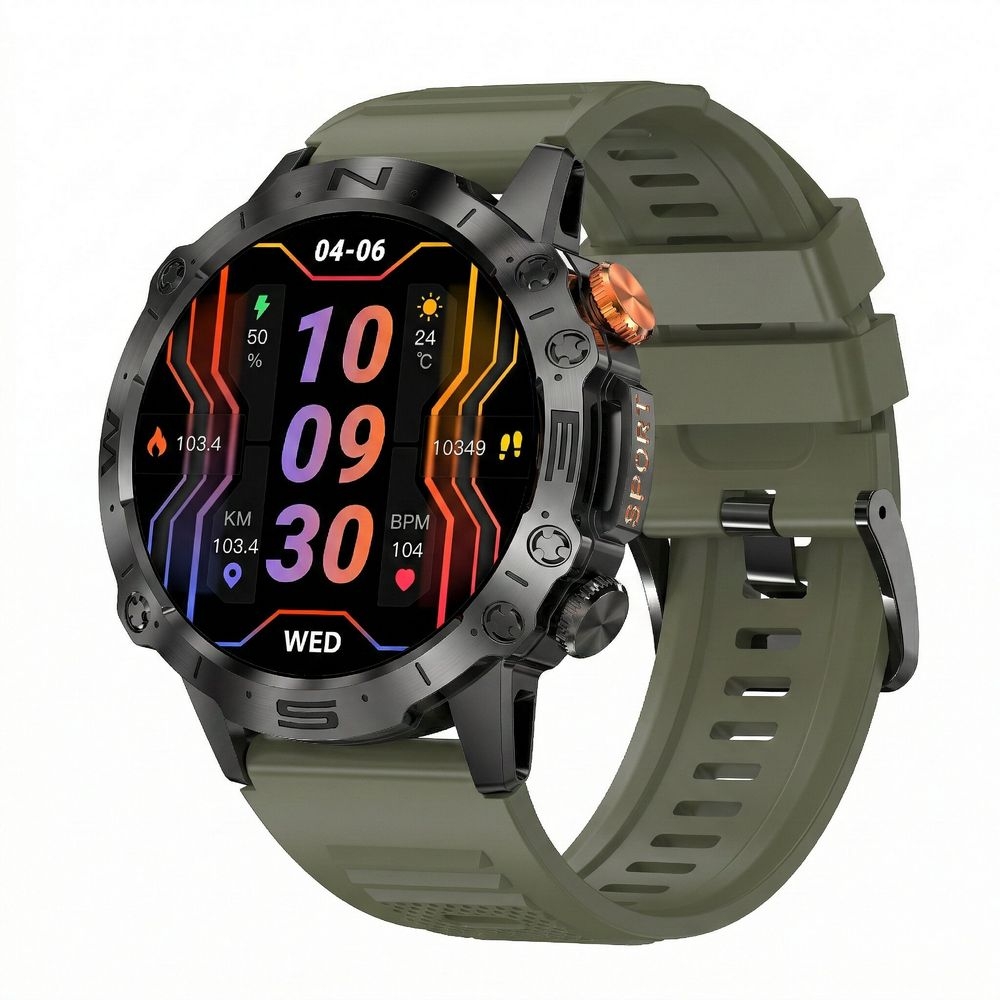 Smartwatch Gravity Czarny 2 Paski GT20-7 - obrazek 2