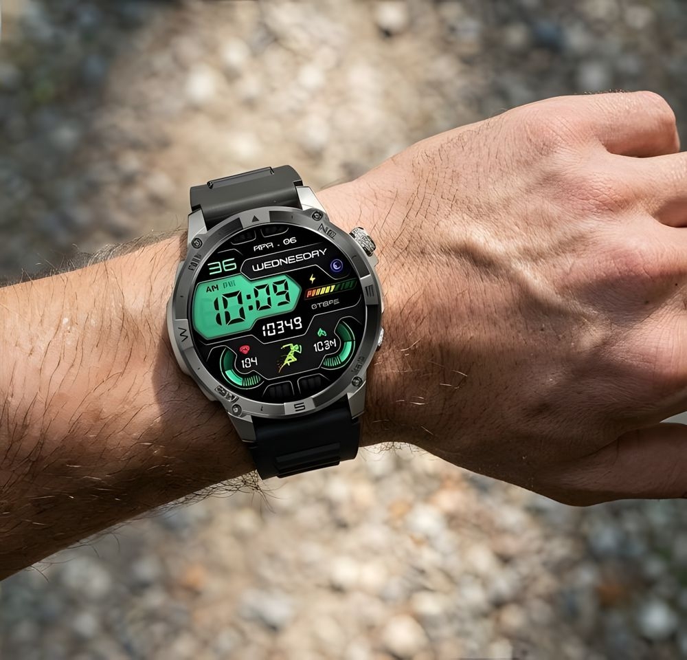 Smartwatch Gravity Grafitowy Pasek + Bransoleta GT46-3 - obrazek 2
