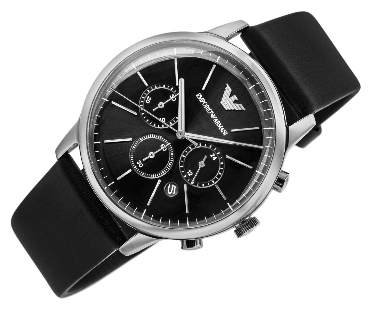 Zegarek Męski EMPORIO ARMANI Minimalist Chronograph AR11774 + BOX - obrazek 2