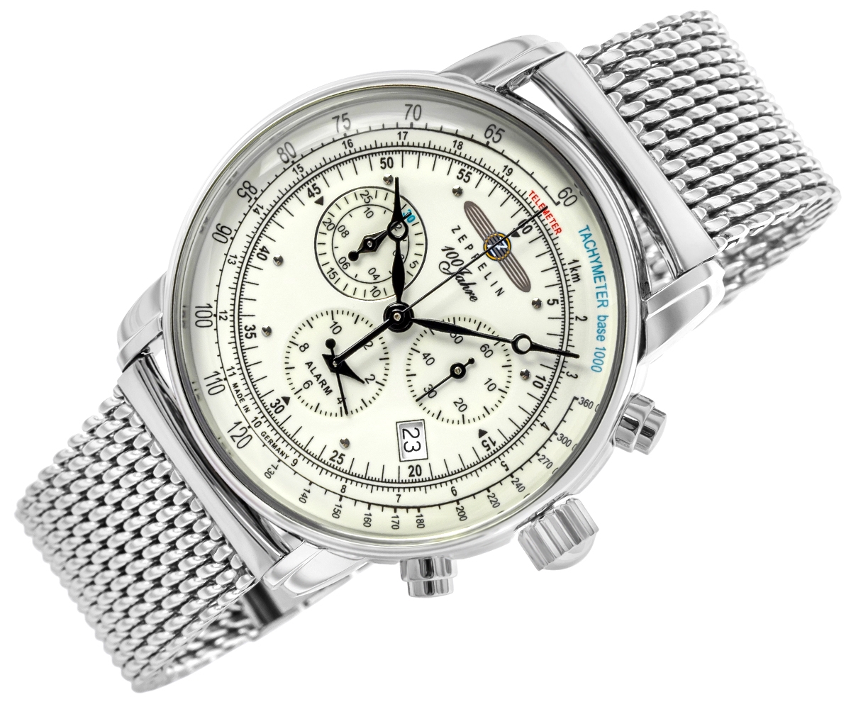 Zegarek Męski ZEPPELIN 100 Jahre Chronograph 8680M-3 + BOX - obrazek 2