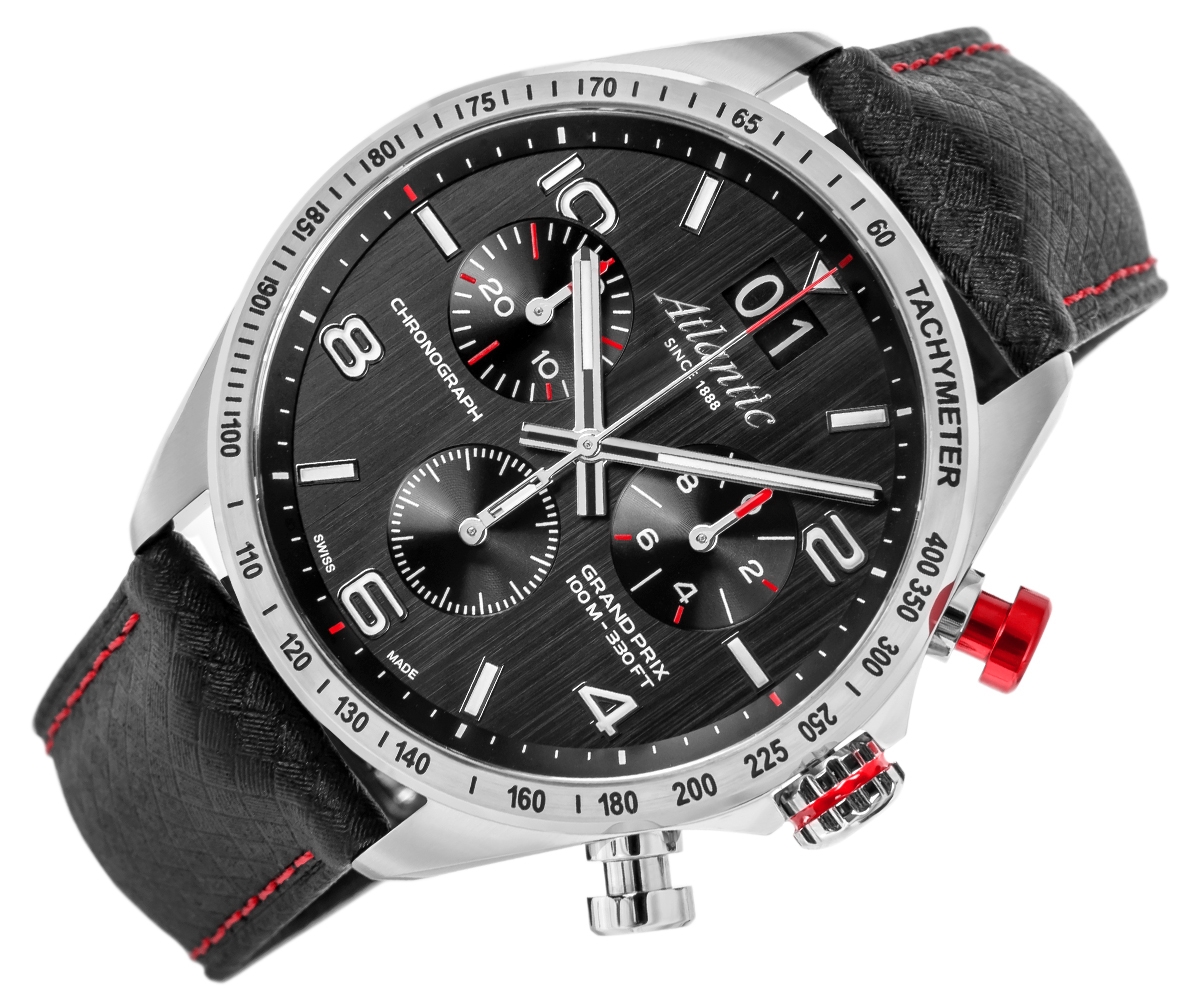 Zegarek Męski Atlantic Grand Prix Chrono 55463.41.65 + BOX - obrazek 2