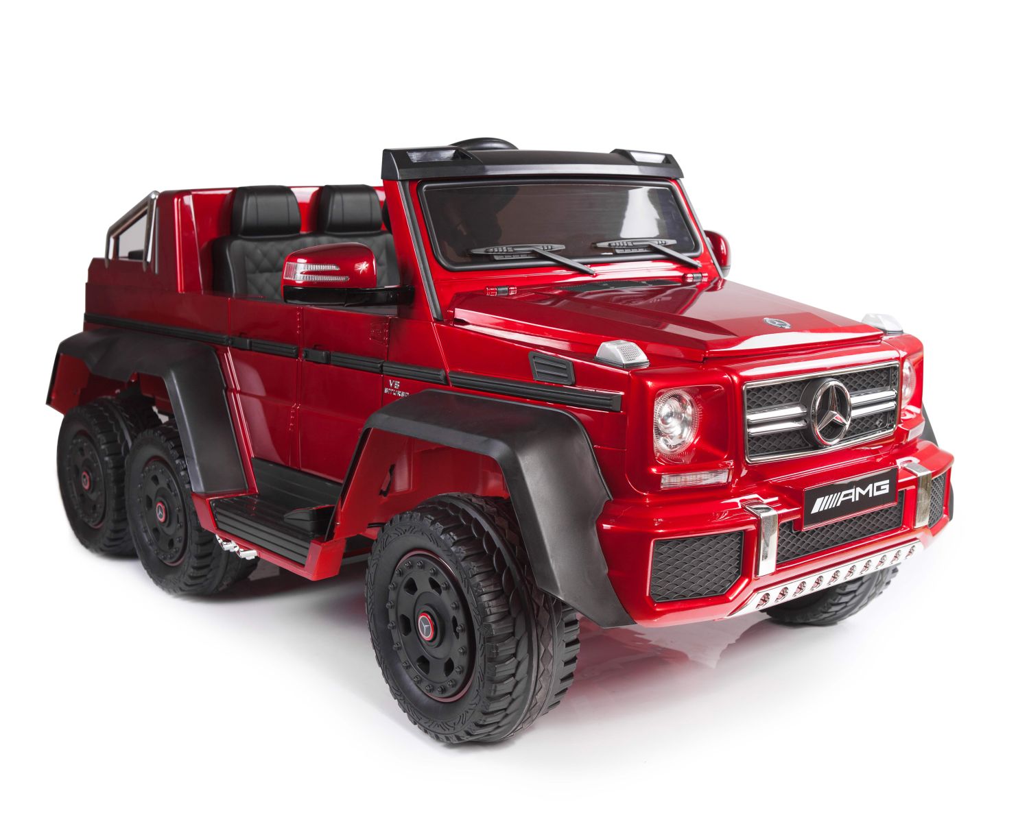 MEGA POJAZD- ORYGINALNY MERCEDES G63, NAPĘD 6X6, MIĘKKIE KOŁA, MIĘKKIE SIEDZENIE, SIEDZENIE DLA RODZICA, 12v14AH, LAKIER, MP4/SX-1888 - obrazek 2