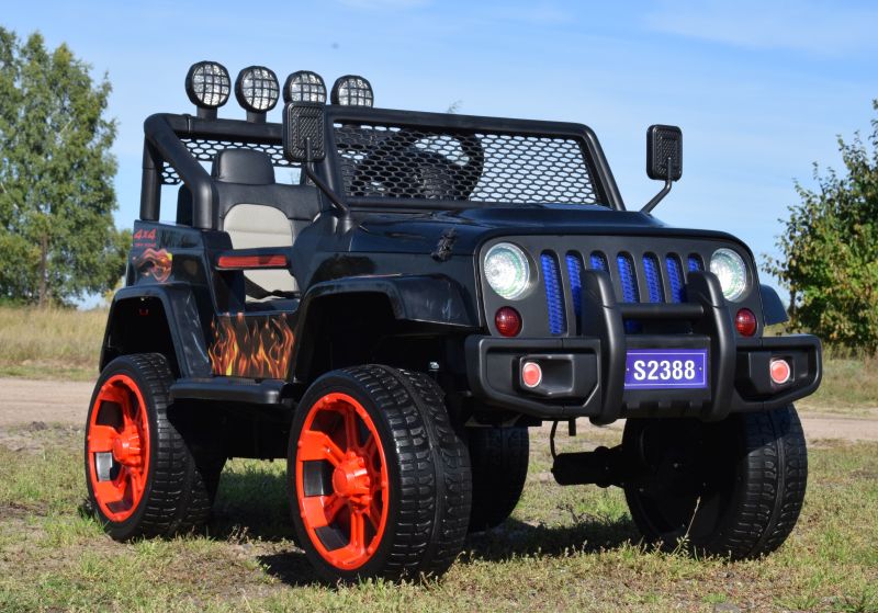 MEGA JEEP SUNSHINE, NAPĘD 4X4, 2X12V, WOLNY START/ MIĘKKIE KOŁA, BLUETOOTH, RADIO EXCLUSIVE/2388 - obrazek 12