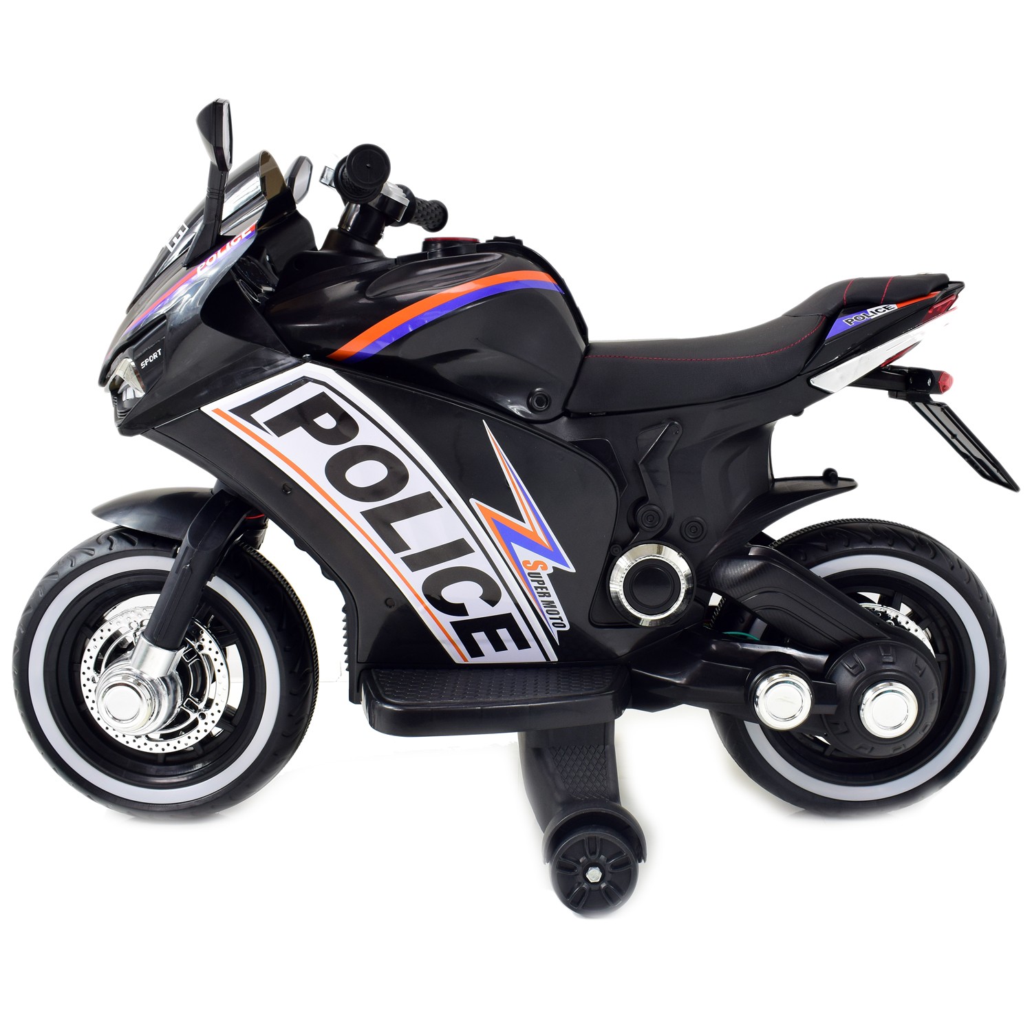 DUŻY MOTOR ŚCIGACZ STRONG 2 EXCLUSIVE, ŚWIECĄCE KOŁA, 2 KOŁOWY/HT6188-2 - obrazek 16