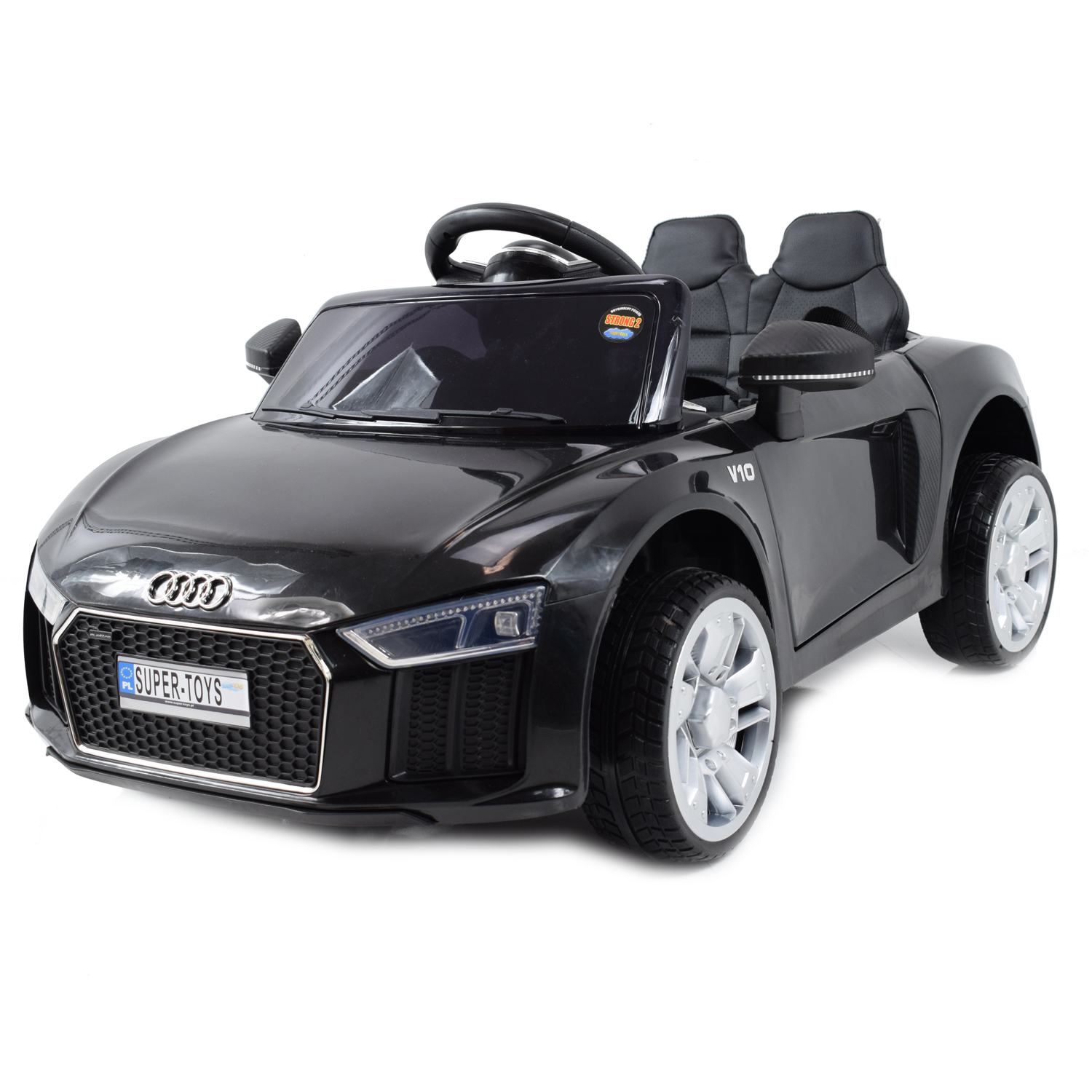 NAJNOWSZE ORYGINALNE AUDI R8 NA LICENCJI MIĘKKIE SIEDZENIE, MIĘKKIE KOŁA SUPER JAKOŚĆ/HL1818 - obrazek 3