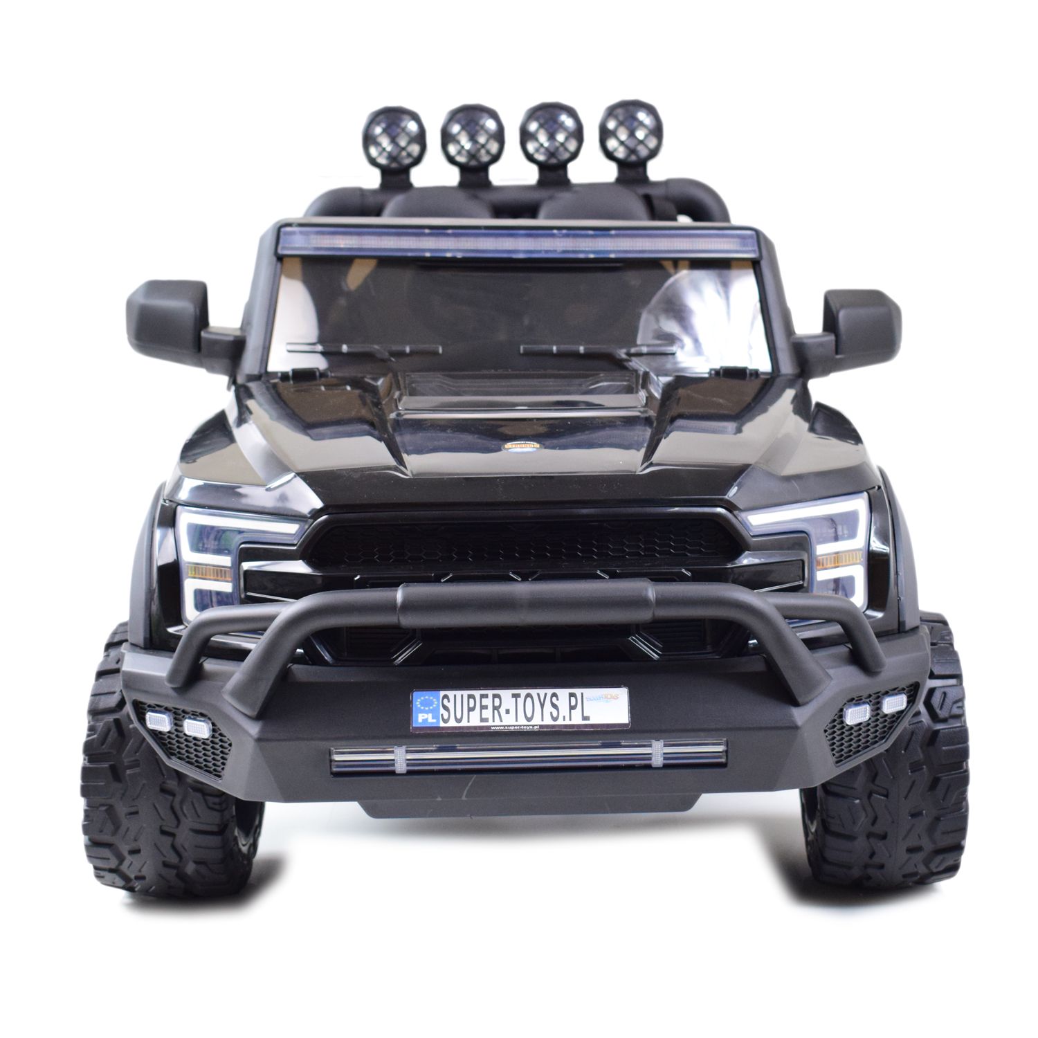 MEGA JEEP WORKS SIX 4X4, 2 X 12V MĘKKIE KOŁA, MIĘKKIE SIEDZENIE/JC003 - obrazek 11