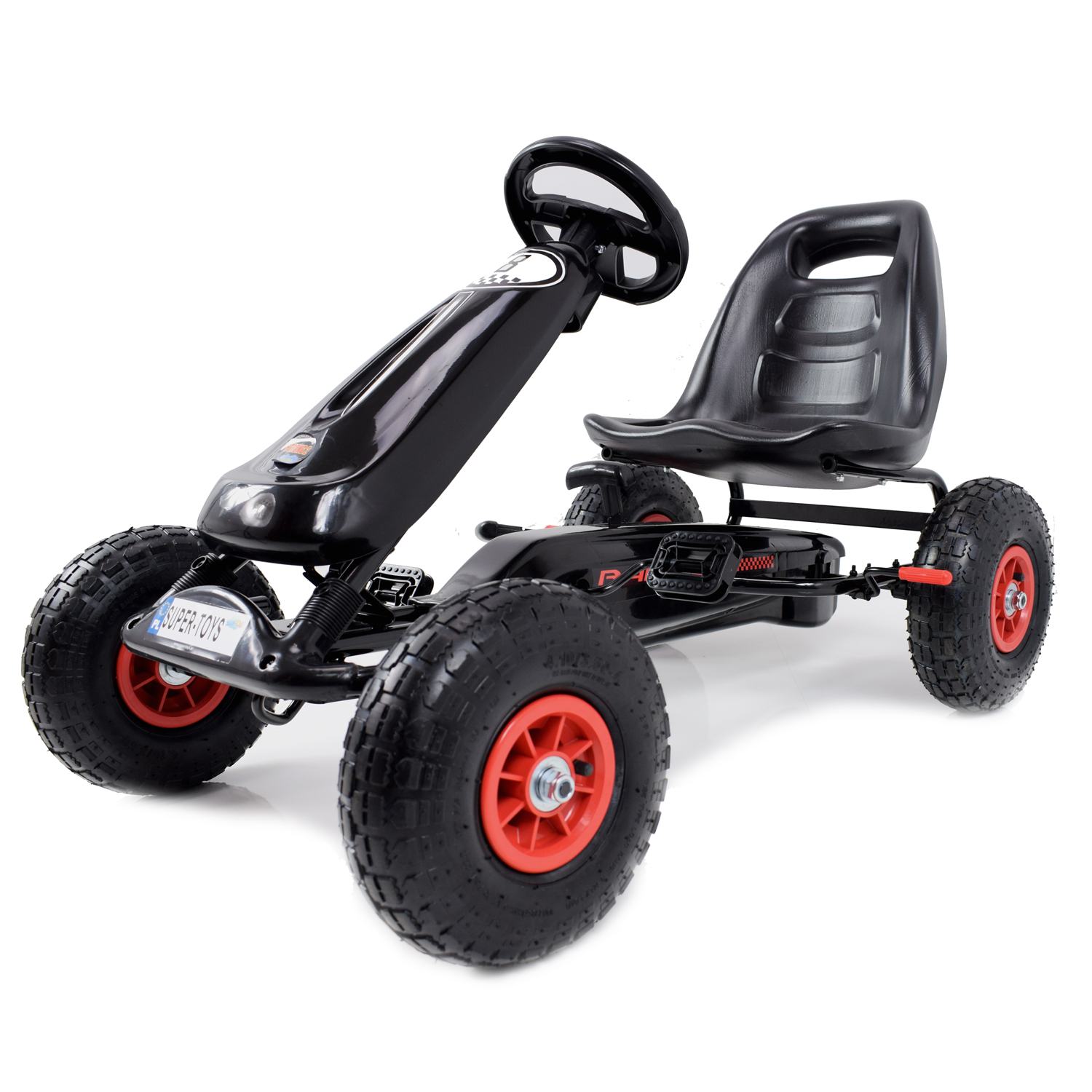 NAJNOWSZY WIELKI GOKART 003- POMPOWANE KOŁA HIT JAKOŚĆ /HP003 - obrazek 3