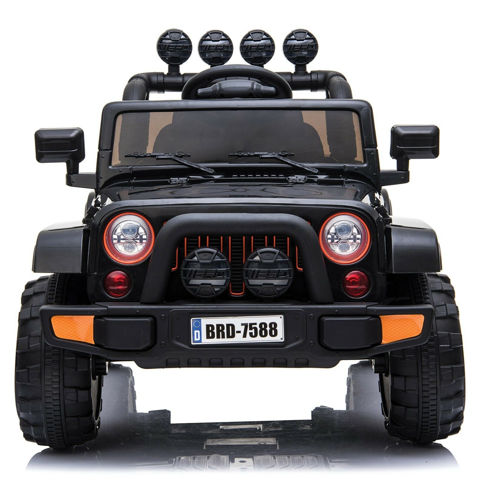 MEGA JEEP FULLTIME, NAPĘD 4X4, 1X12V ,WOLNY START/ MIĘKKIE KOŁA, EXCLUSIVE/7588 - obrazek 3