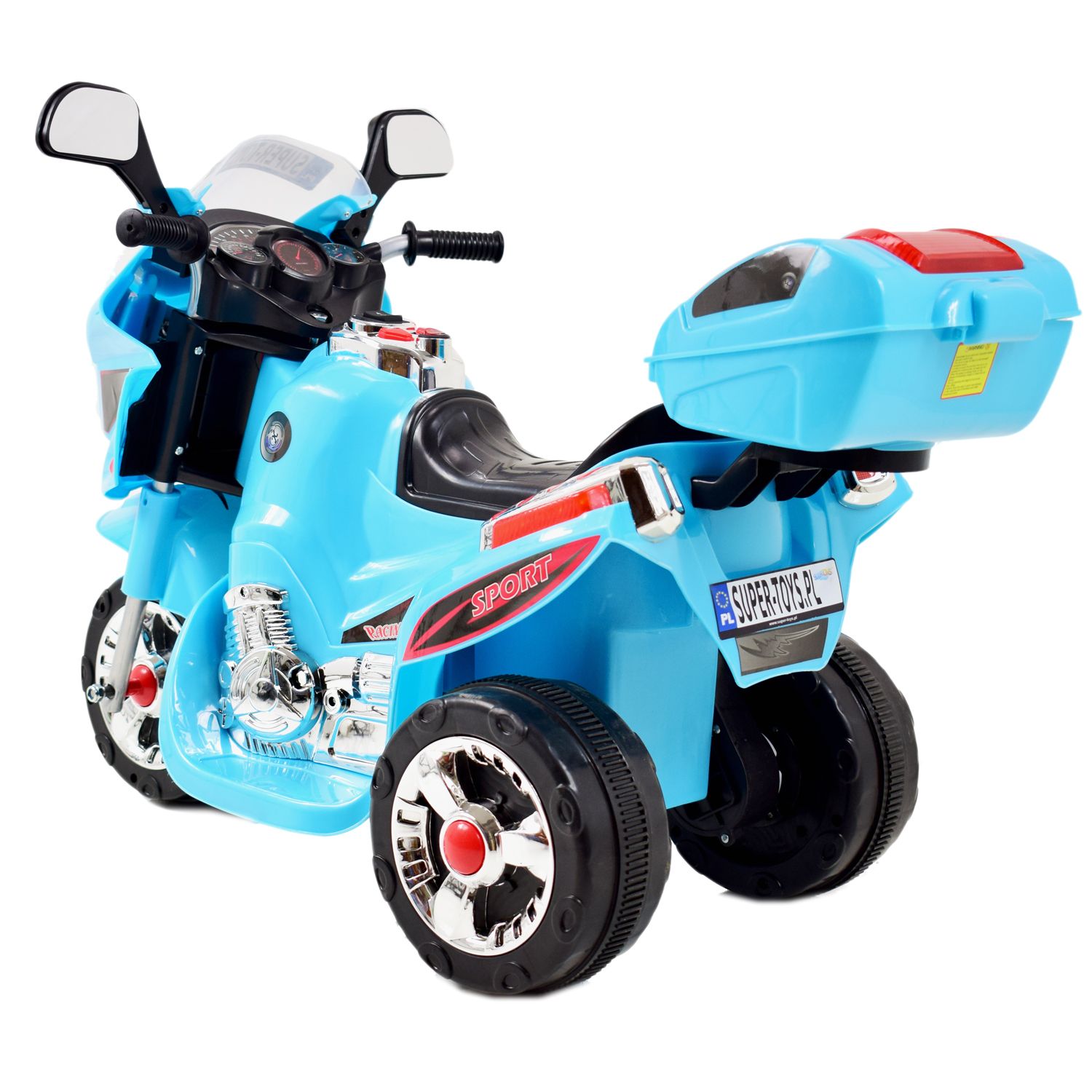 MOTOR, MOTOREK ŚCIGACZ Z KUFERKIEM I DŹWIĘKAMI/MOTOR-518 - obrazek 17