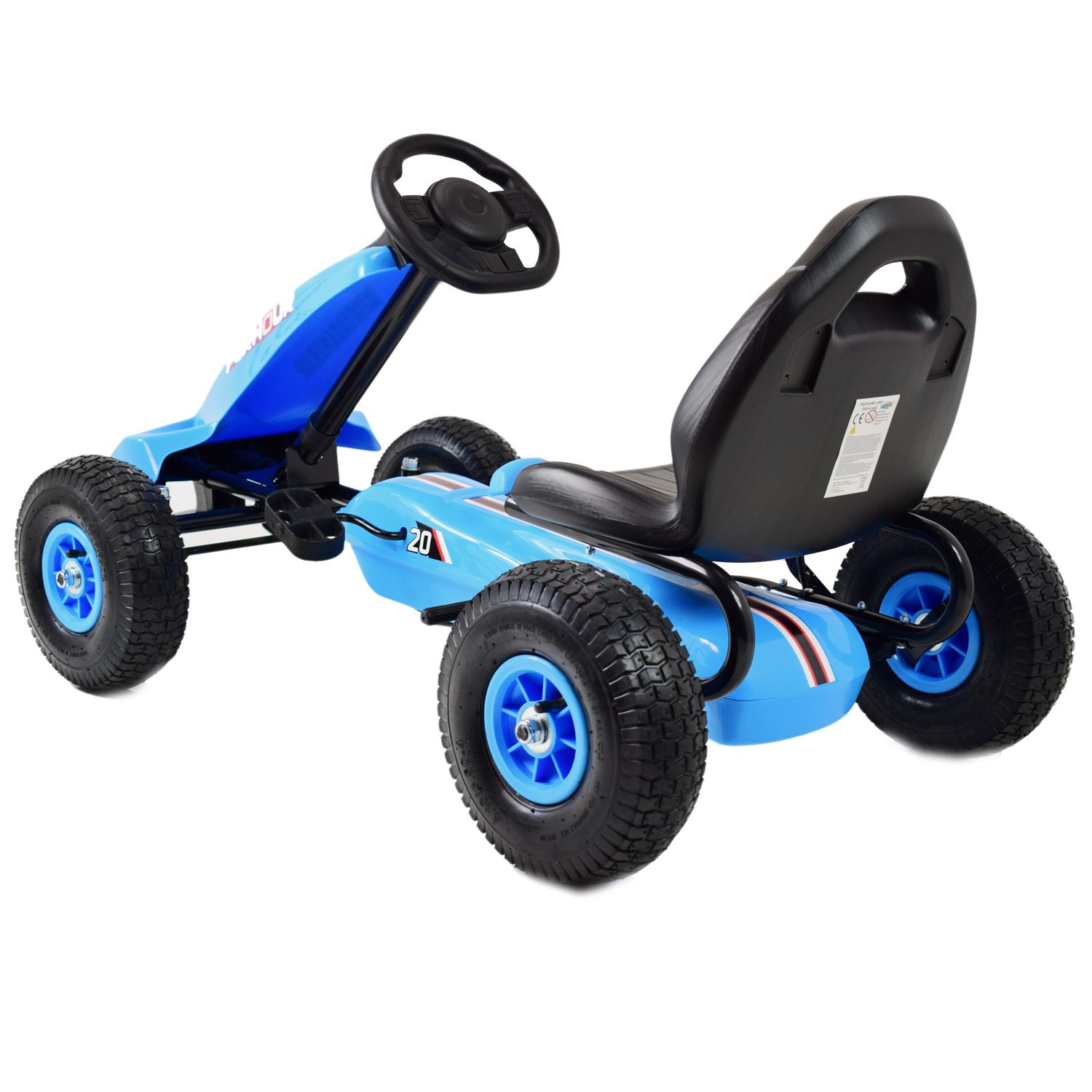 NAJNOWSZY GOKART NA PEDAŁY, KOŁA POMPOWANE, HAMULCE/G203 - obrazek 10