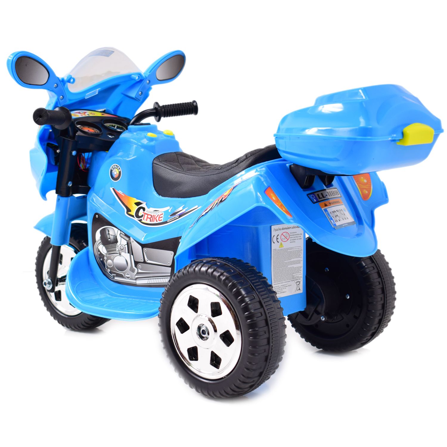 Motorek dla maluszka, dźwięki, światła, miękkie siedzenie/LL1188 - obrazek 10