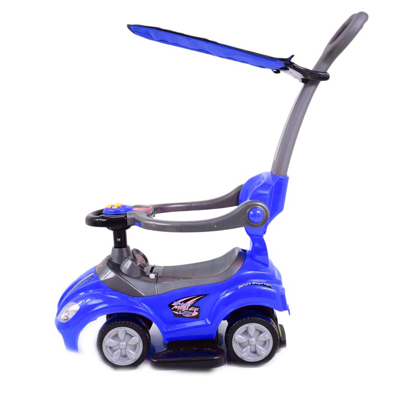 JEŹDZIK, ODPYCHACZ Z DŹWIĘKAMI MEGA CAR 6W 1 Z DASZKIEM/TC202 - obrazek 15