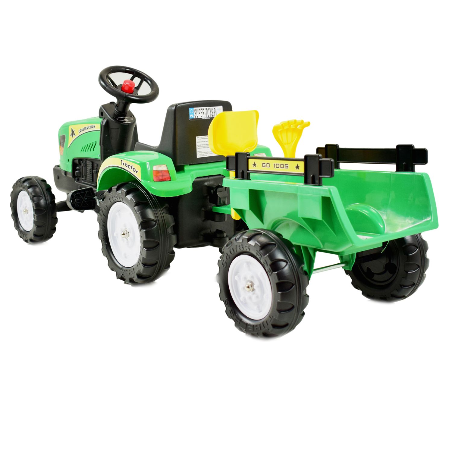 TRAKTOR NA PEDAŁY Z PRZYCZEPĄ I AKCESORIAMI/TR3001 - obrazek 10