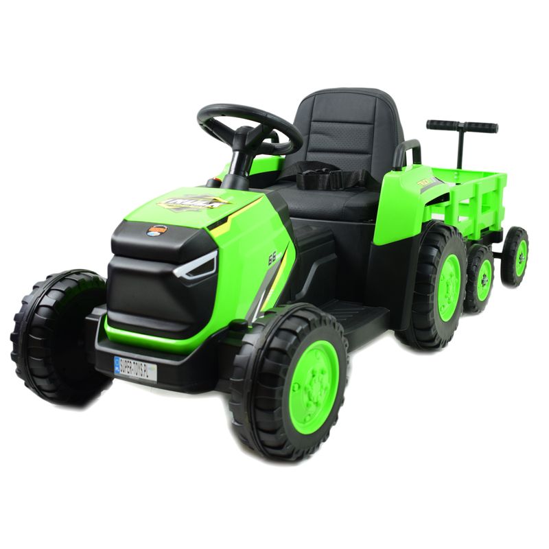 SUPER TRAKTOR "TRUCK"- NA AKUMULATOR Z PRZYCZEPĄ,WÓZEK,PILO T,APLIKACJA/DLSX18 - obrazek 3
