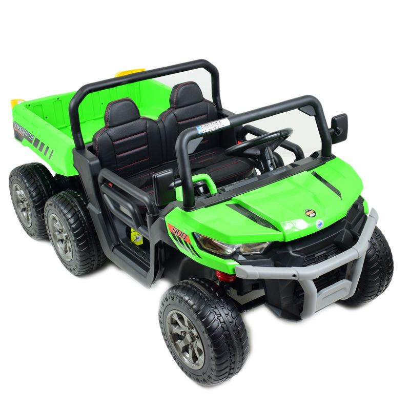 BUGGY 6 KOŁOWY DLA 2 DZIECI, ELEKTRYCZNA WYWROTKA, MIĘKKIE KOŁA, MIĘKKIE SIEDZENIE, 400 WAT/XMX623B - obrazek 15