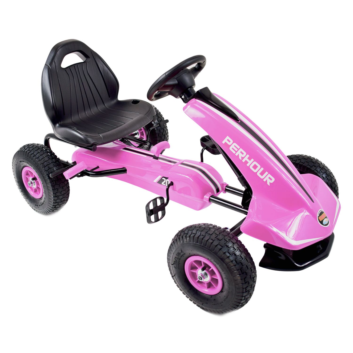 NAJNOWSZY GOKART NA PEDAŁY, KOŁA POMPOWANE, HAMULCE/G203 - obrazek 17