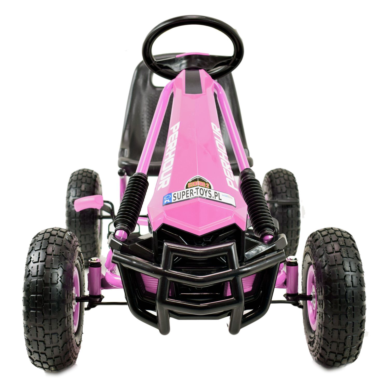 NAJNOWSZY GOKART NA PEDAŁY OFF ROAD, POMPOWANE KOŁA, HAMULCE/G205 - obrazek 3