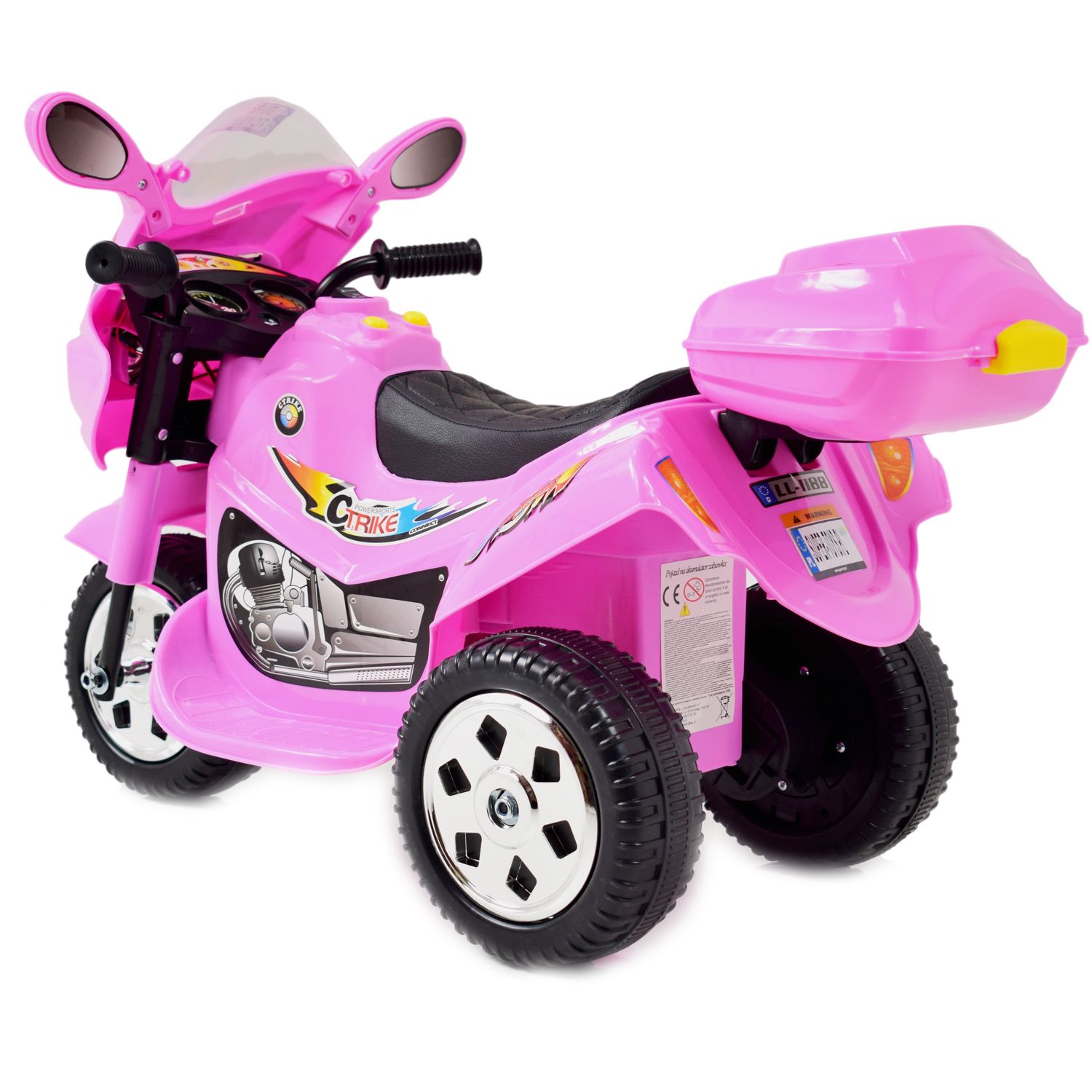 Motorek dla maluszka, dźwięki, światła, miękkie siedzenie/LL1188 - obrazek 17