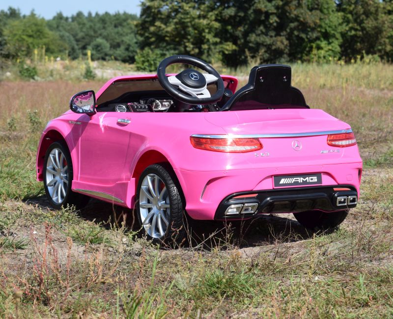 MERCEDES S63 AMG LICENCJA, MIĘKKIE KOŁA EVA FULL OPCJA, WOLNY START, MIĘKKIE SIEDZENIE/HL169 - obrazek 3