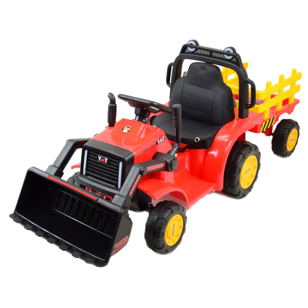 Super traktor z przyczepą i łyżką - na akumulator, pilot/aplikacja/YT1066 - obrazek 4