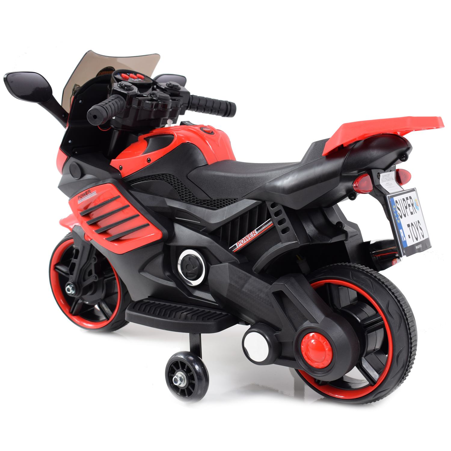 MOTOR ŚCIGACZ POWER 158 - PIERWSZY MOTOREK DLA DZIECKA, MIĘKKIE SIEDZENIE, MIĘKKIE KOŁA EVA/LQ158 - obrazek 3