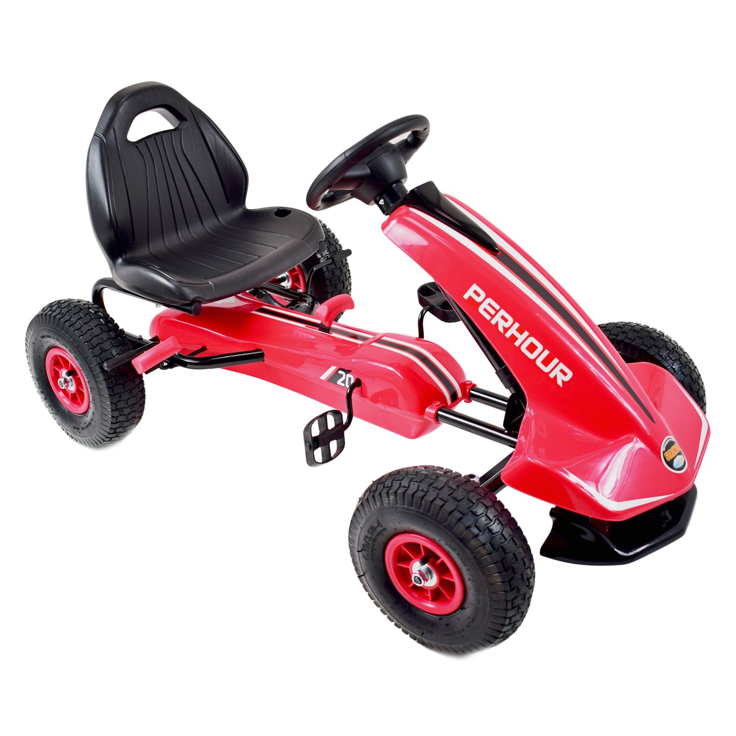 NAJNOWSZY GOKART NA PEDAŁY, KOŁA POMPOWANE, HAMULCE/G203 - obrazek 3