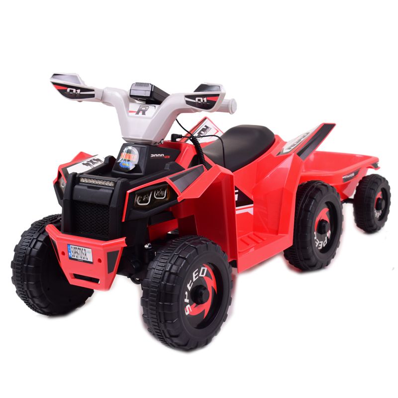 QUAD ATV ROAD Z PRZYCZEPĄ I MEGAFONEM/XMX630T - obrazek 10