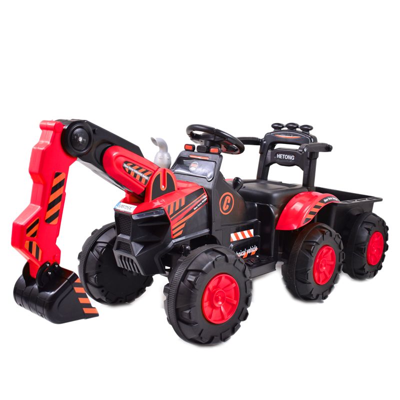TRAKTOR, KOPARKA NA AKUMULATOR+PRZYCZEPA,PILOT /HT9158 - obrazek 10