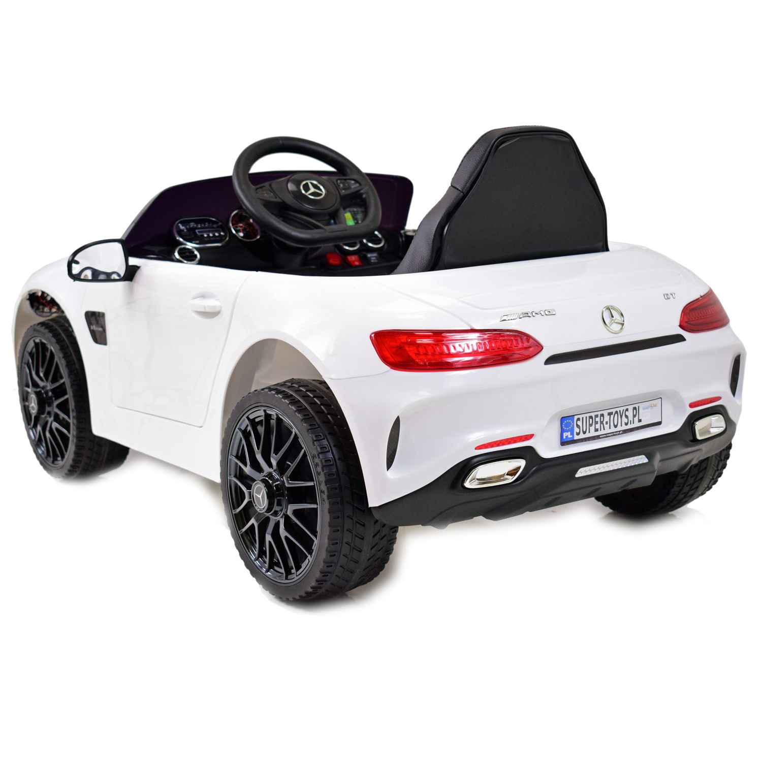 MERCEDES NA AKUMULATOR AMG GT, MIĘKKIE KOŁA EVA, MIĘKKIE SIEDZENIE/HL2588 - obrazek 10
