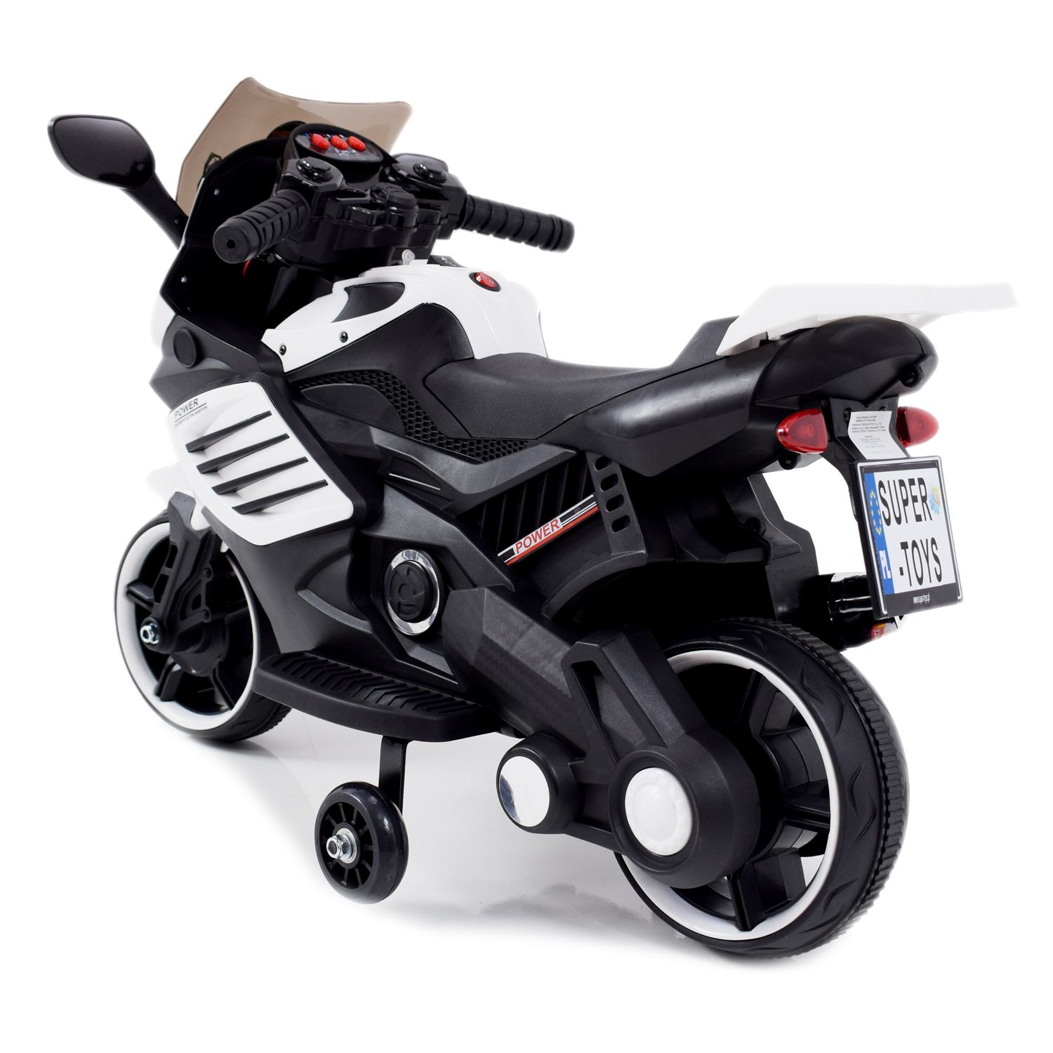 MOTOR ŚCIGACZ POWER168 - PIERWSZY MOTOREK DLA DZIECKA, ŚWIECĄCE KOŁA /X168 - obrazek 3