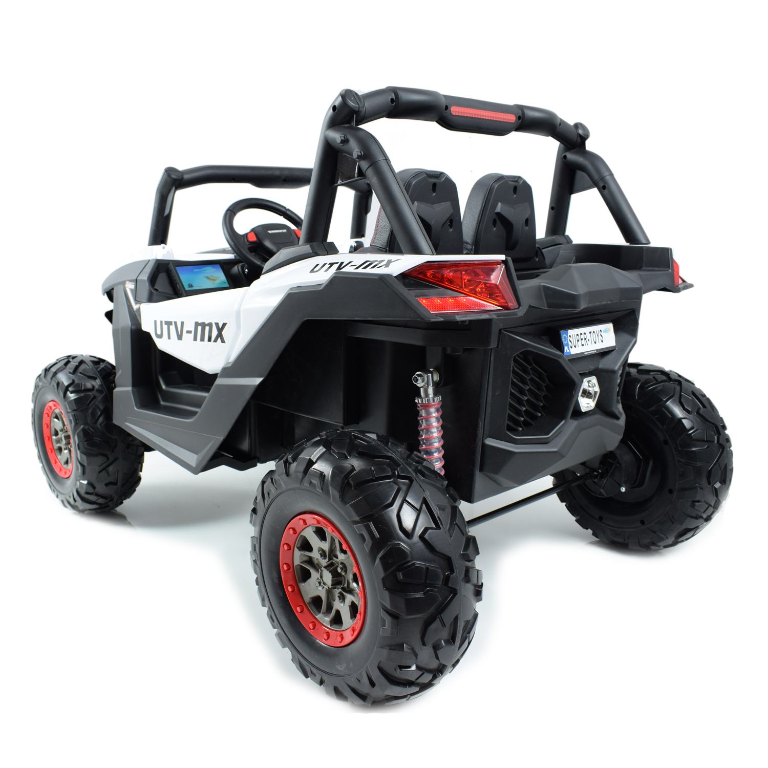 MEGA AUTO BUGGI 4X4 , PANEL MP4, MIĘKKIE KOŁA EVA, MIĘKKIE SIEDZENIE FULL OPCJA 2X 12V/XMX603 - obrazek 4