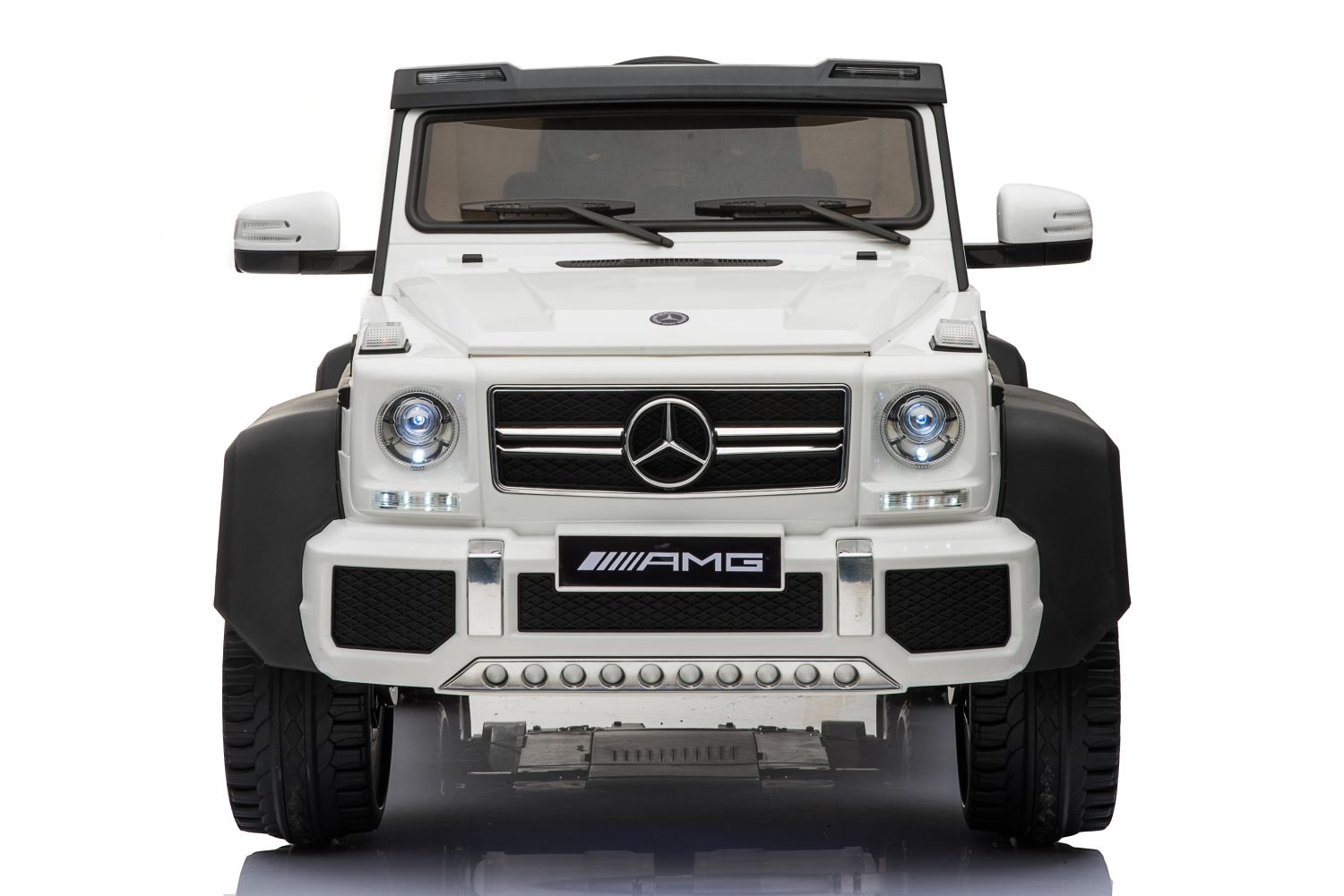 MEGA POJAZD- ORYGINALNY MERCEDES G63, NAPĘD 6X6, MIĘKKIE KOŁA, MIĘKKIE SIEDZENIE, SIEDZENIE DLA RODZICA, 12v14AH/SX-1888 - obrazek 3