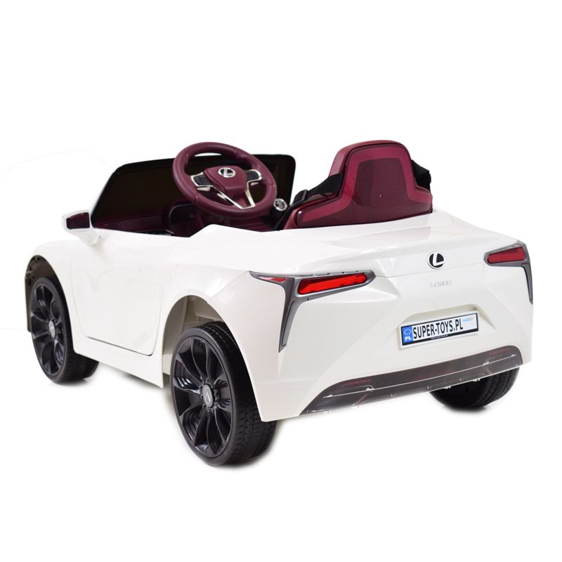 ORYGINALNY LEXUS LC500 NA NAJLEPSZEJ WERSJI, MIĘKKIE KOŁA, MIĘKKIE SIEDZENIE/JE1618 - obrazek 3